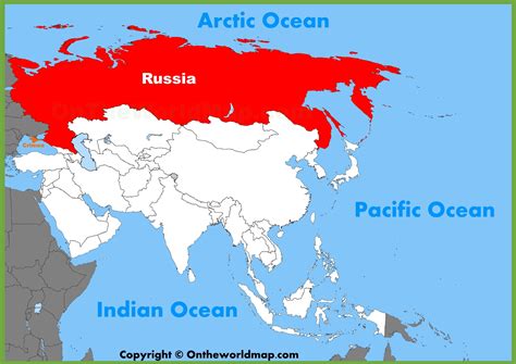 russia and are located to the north of china